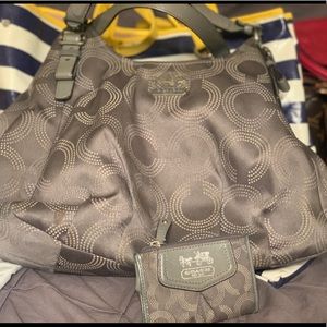 Coach purse & coin purse